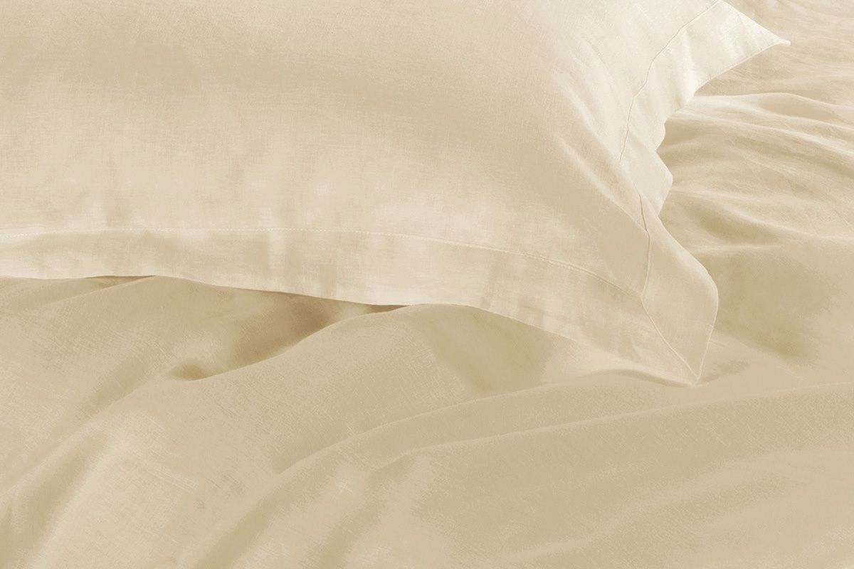 Cove 1000TC Quilt Cover Set – Yellow Cream – King