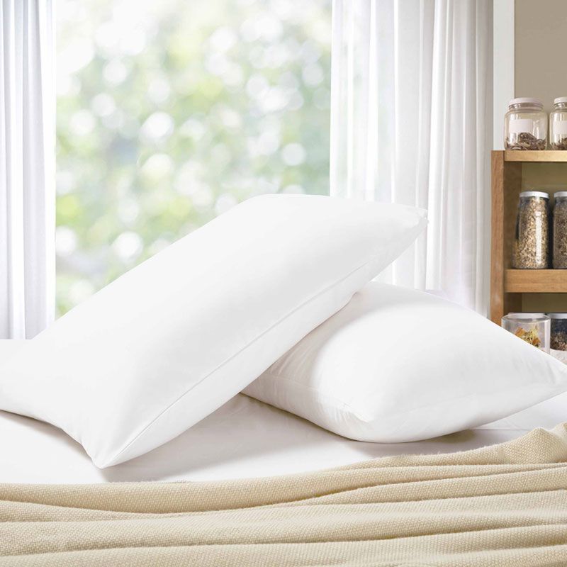 Cove 1000TC Ultra Soft Pillowcases – White – King Set of 2