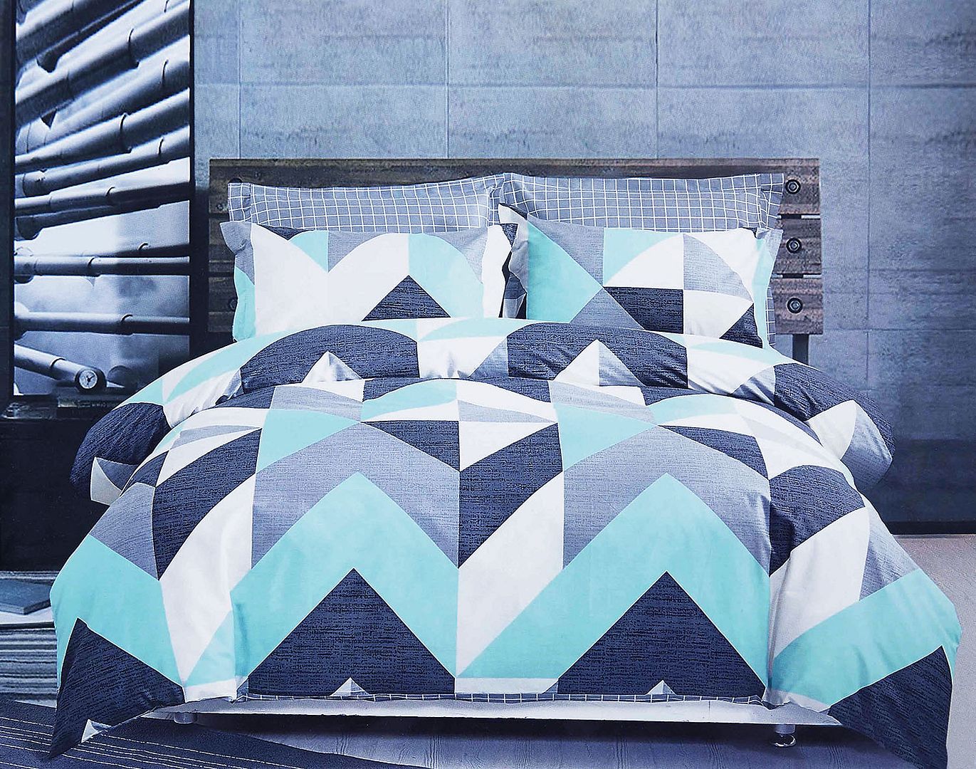 Kian Duvet Quilt Cover Set – Multi – Double