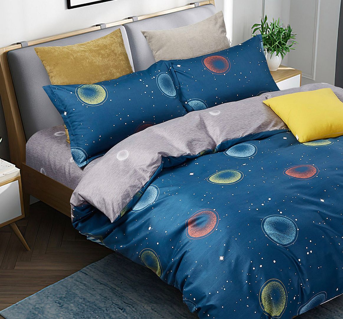 Bubbles Quilt Cover Set – Multi – King