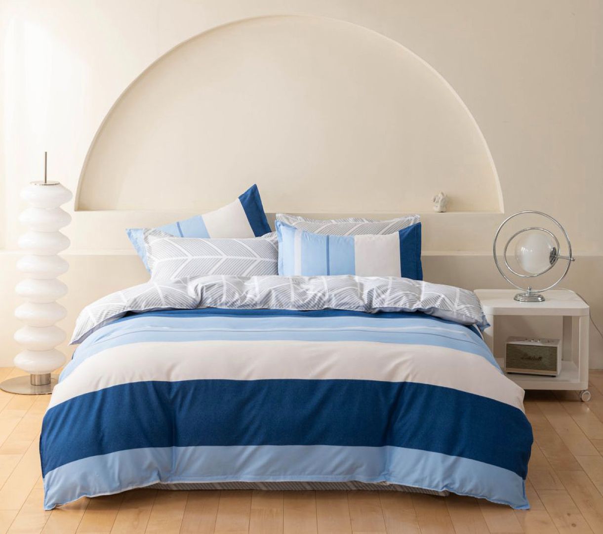 Mannix Striped Quilt Cover Set – Queen