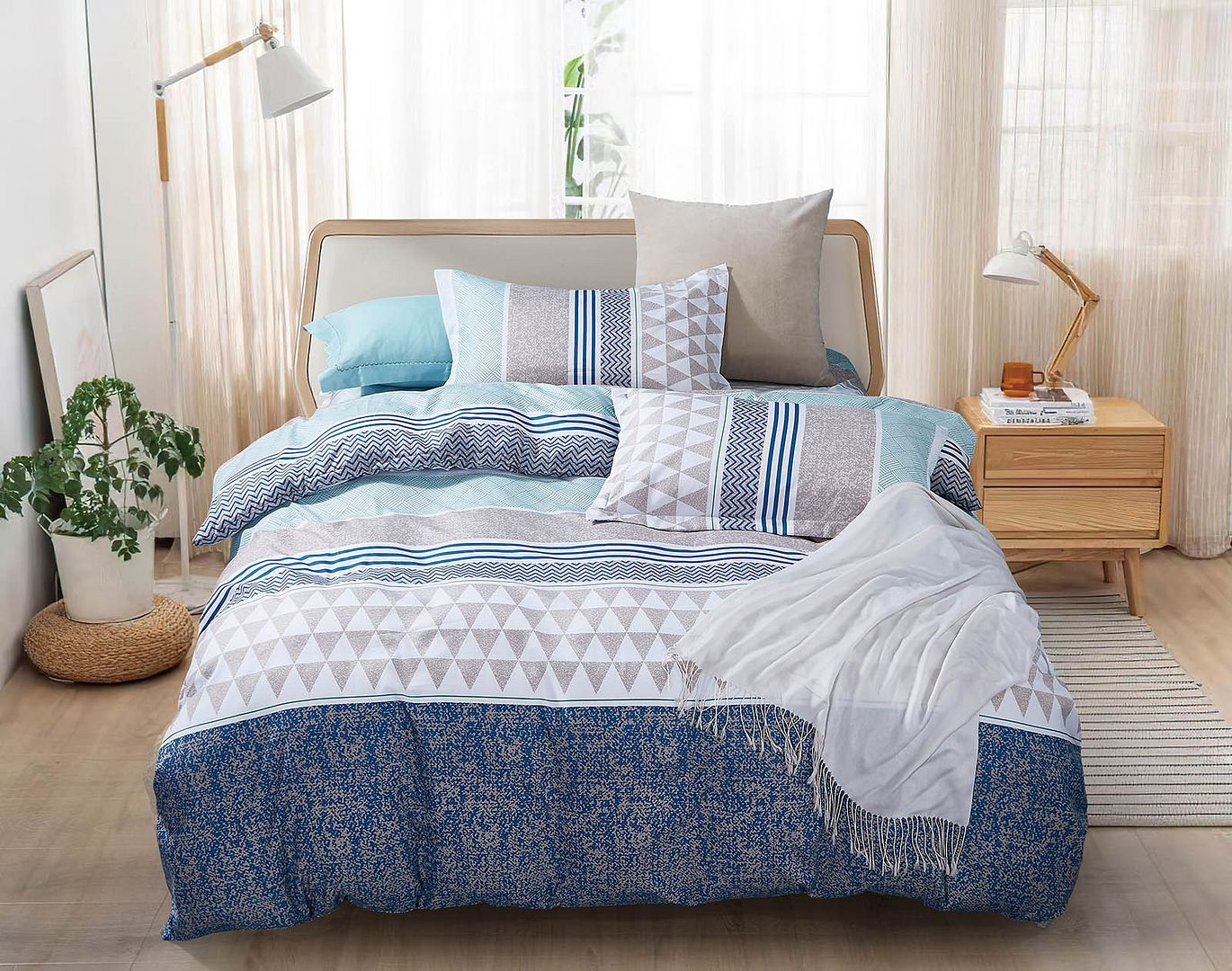 Danya Duvet Quilt Cover Set – Super King