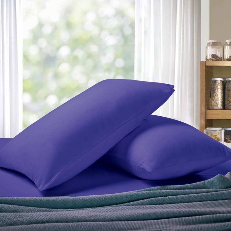 Linden Premium Pillowcases – Blue – Queen