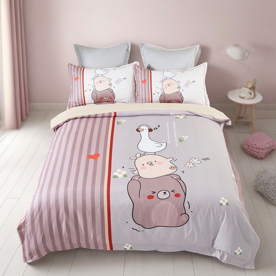 Duck Kids Quilt Cover Set – Double