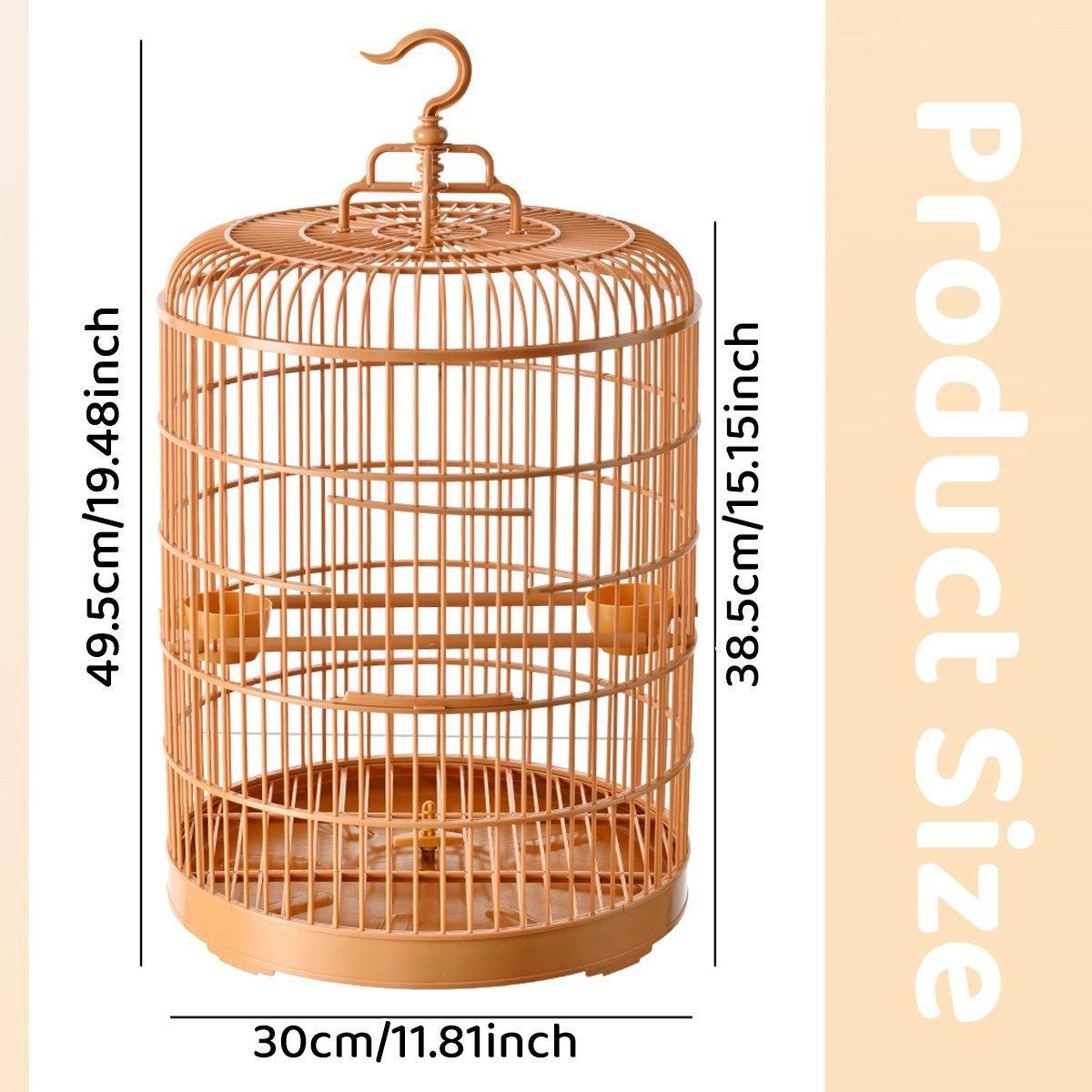 Palazzo Portable Round Bird Cage – Multi – Standard