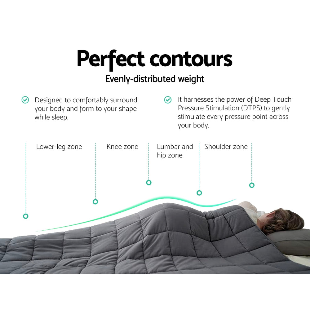 Calm Weighted Blanket – Grey – Kids