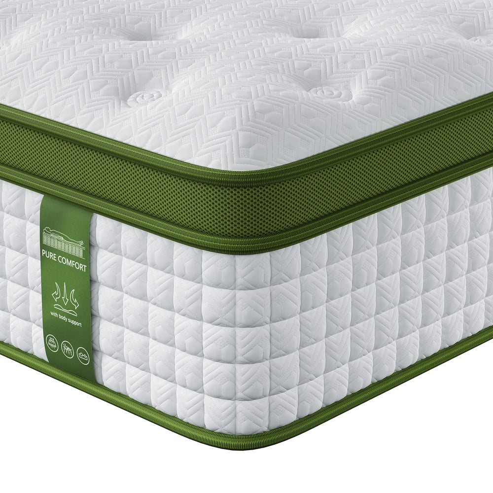 Serano Euro Top Mattress – White – King Single