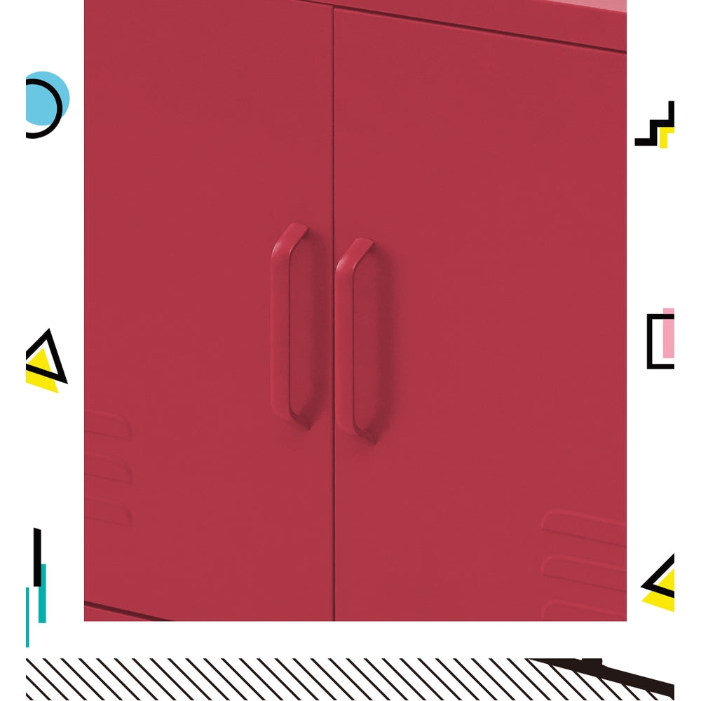 Base Metal Storage Cabinet – Pink – 100 cm