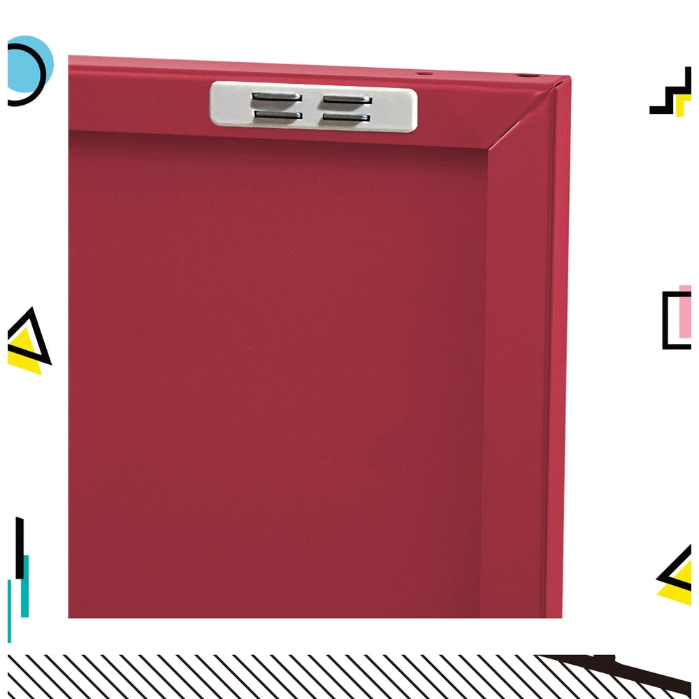 Base Metal Storage Cabinet – Pink – 100 cm