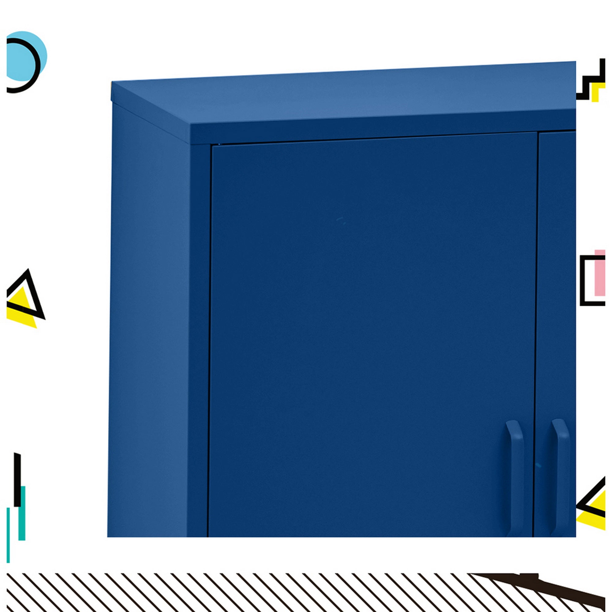 Sweetheart Metal Storage Cabinet – Blue – 80 cm