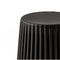 Set of 2 - Cupcake Stool Plastic Stacking Bar Stools/Chairs - Black