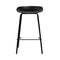 Set of 4 - Metal Bar Stools - Black