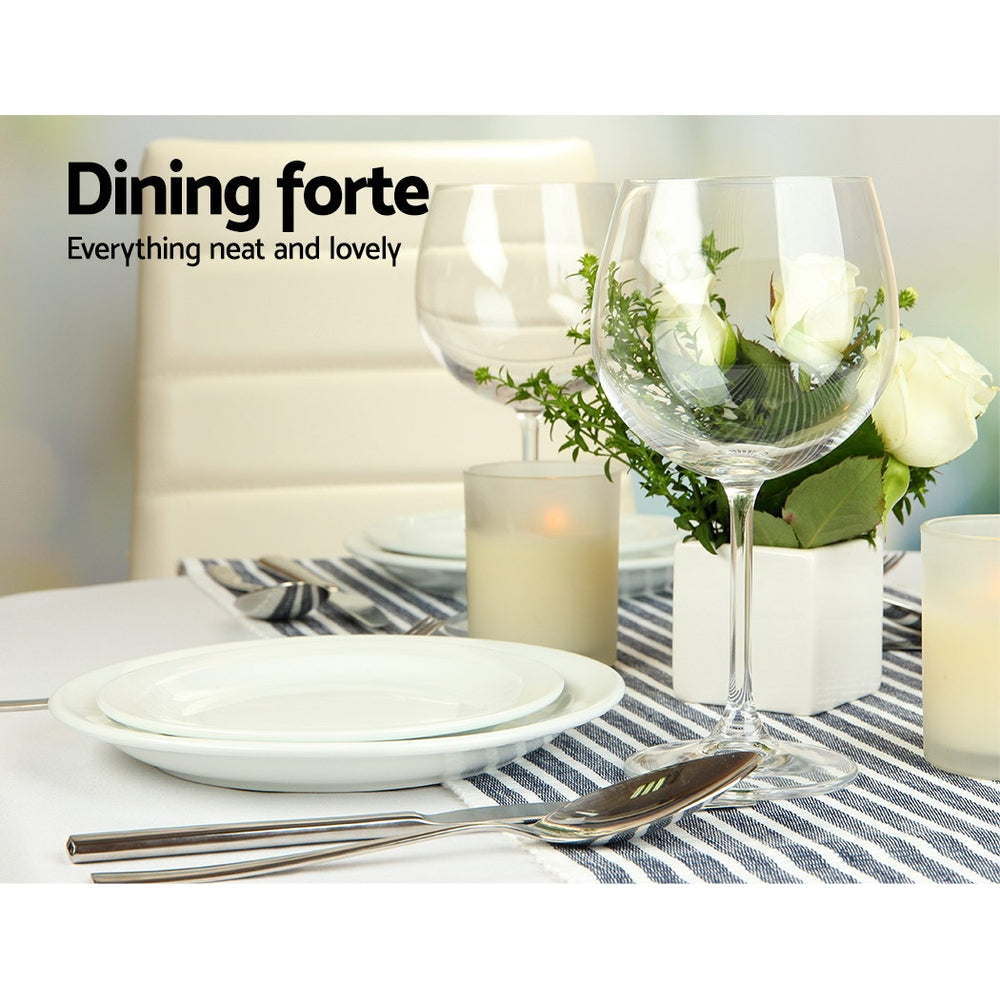 Camden 4-Seater Round Dining Table – White – 90 cm