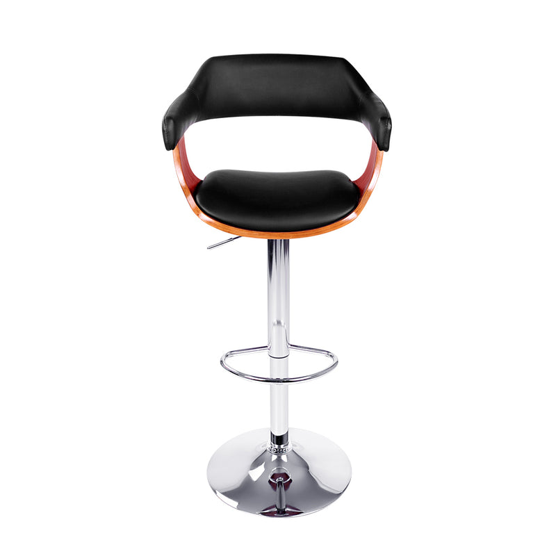 Wooden Bar Stool - Black and Wood