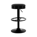 Set of 2 - Gas Lift Bar Stools - Black