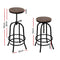 Adjustable Wooden Bar Stool