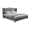 Artiss Bed Frame Double Size Grey PIER