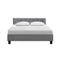 Queen Size - Linen Bed Frame - Grey