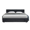 KING Size - Bed Frame with 4 Drawers - Charcoal