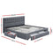 QUEEN Size - Premium Bed Frame with 4 Drawers - Grey