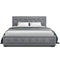 DOUBLE Size - Scandanavian Style Gas Lift Bed Frame - Grey