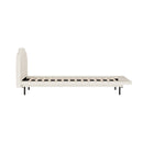 SINGLE Size - Boucle Beige Bed Frame