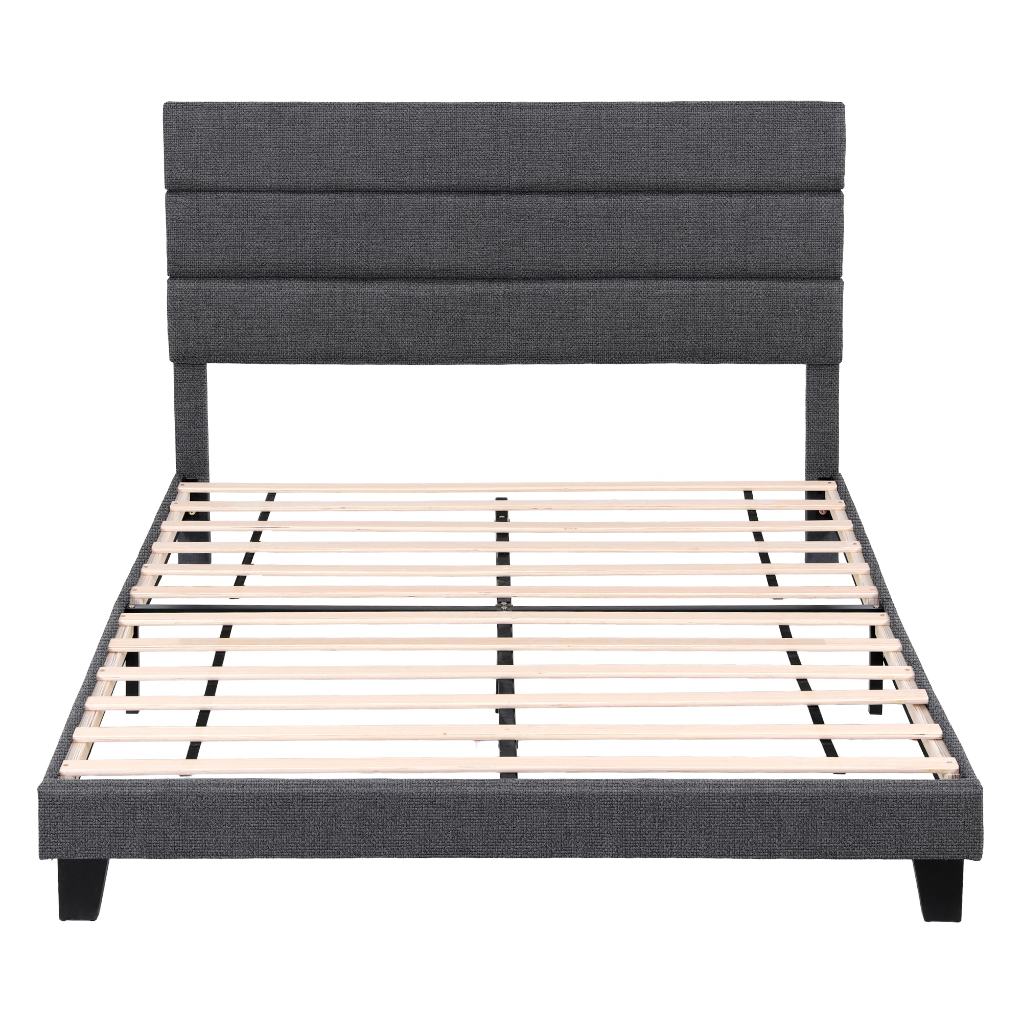 Rowan Bed Frame – Charcoal Grey – Double