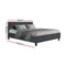 DOUBLE Size - Linen Fabric Bed Frame - Charcoal