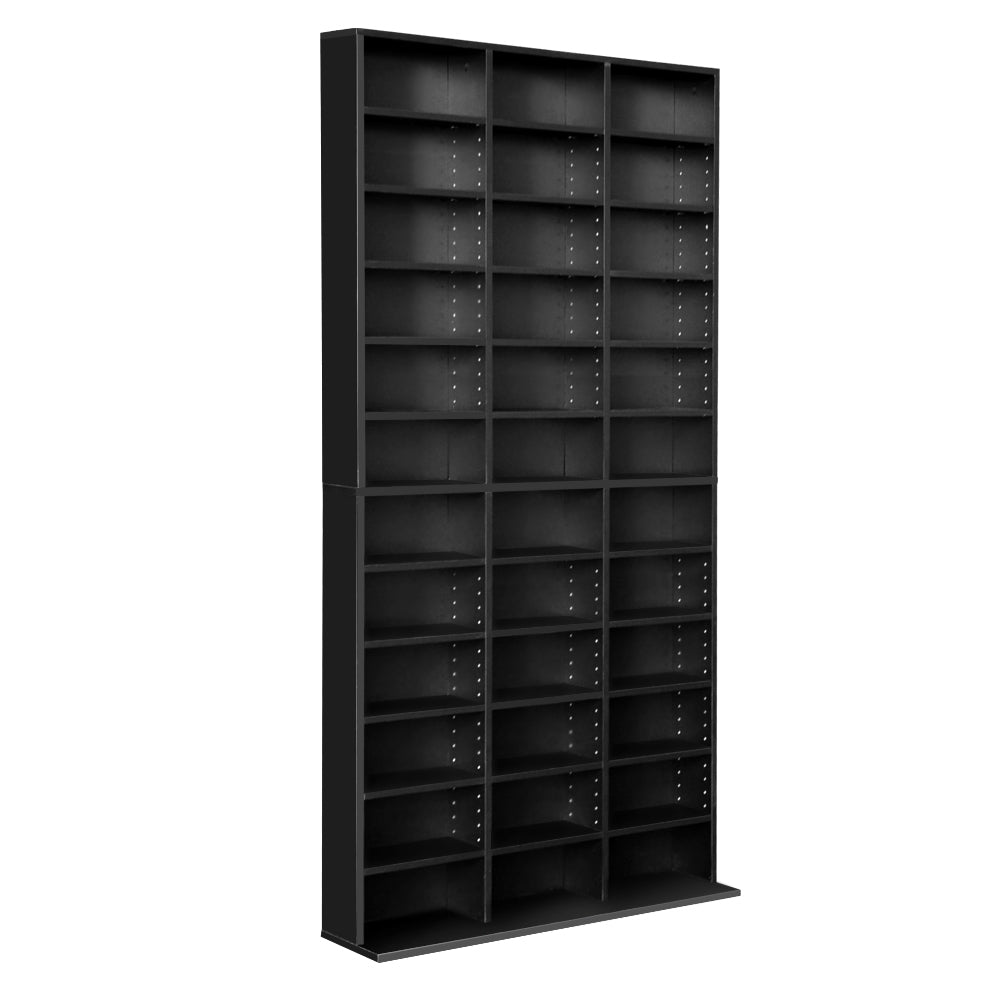 Onyx CD Storage Bookshelf – Black – 194 cm