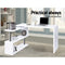 L-Shape Computer Desk - White