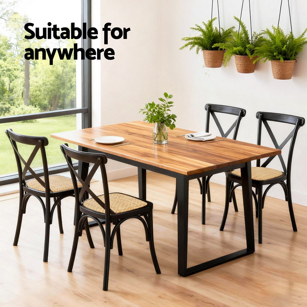Linden Dining Chairs – Black – Set of 2