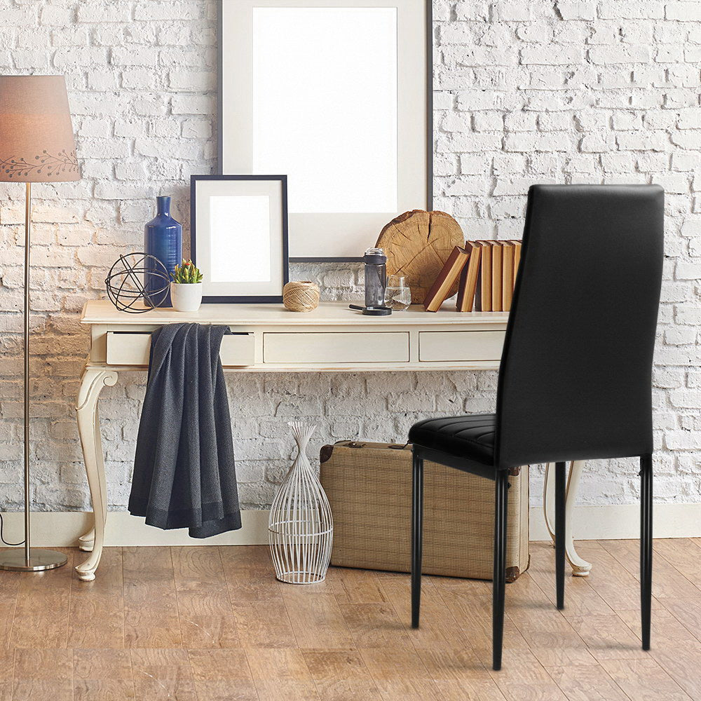 Astra Dining Chairs – Black – Set of 4