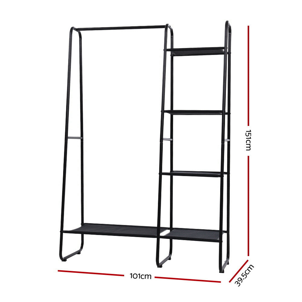 Camden Clothes Rack Stand – Black – Medium
