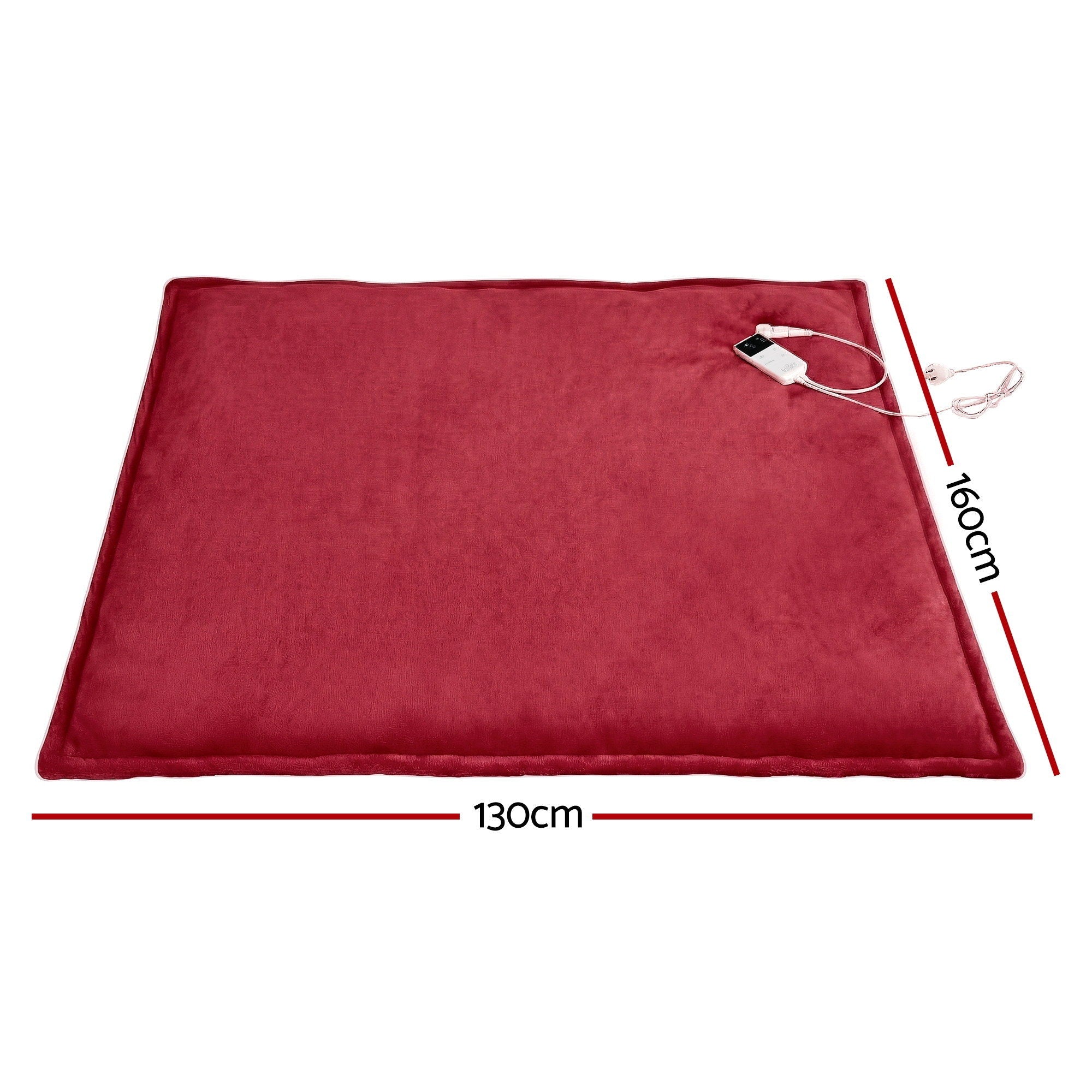 Giselle Electric Throw Blanket – Red – Standard