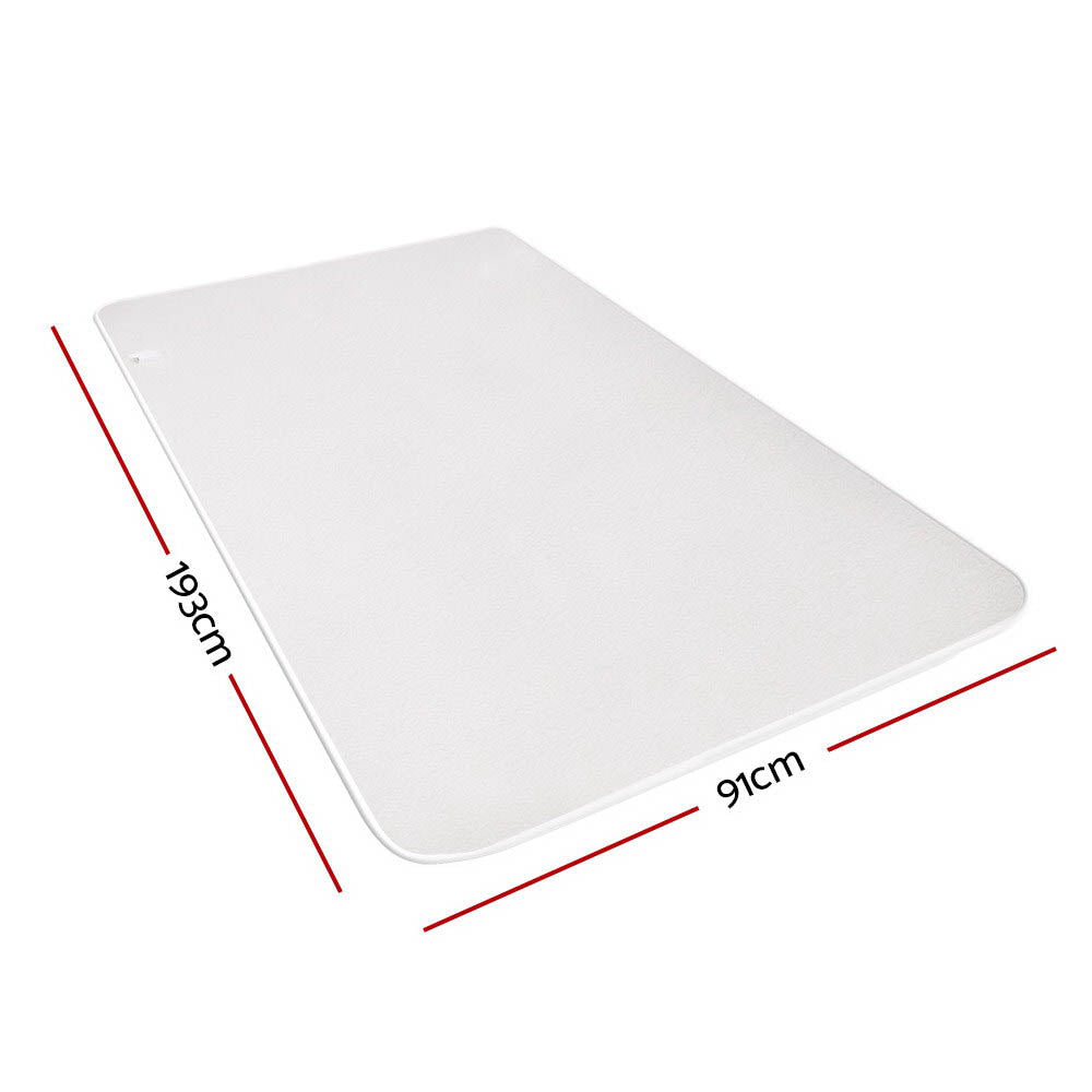 Atlas Electric Blanket Fleece – White – Single