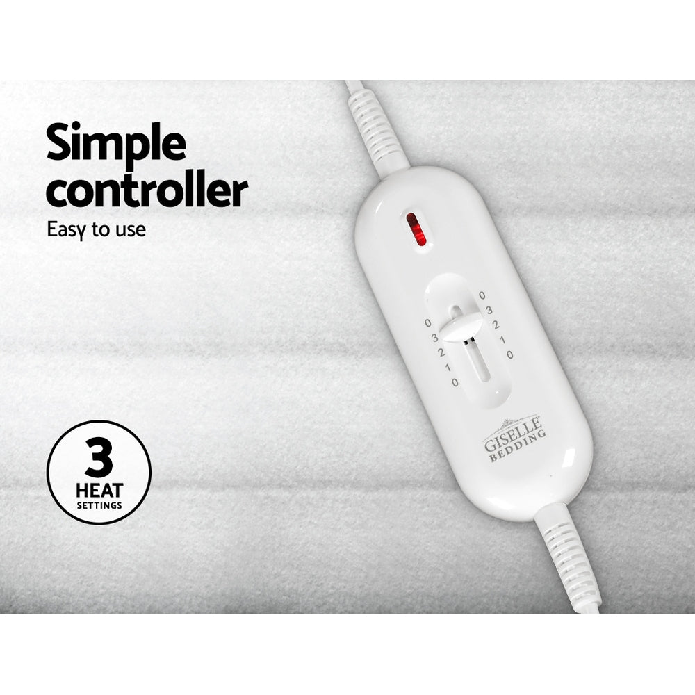 Nova Electric Blanket – White – Double