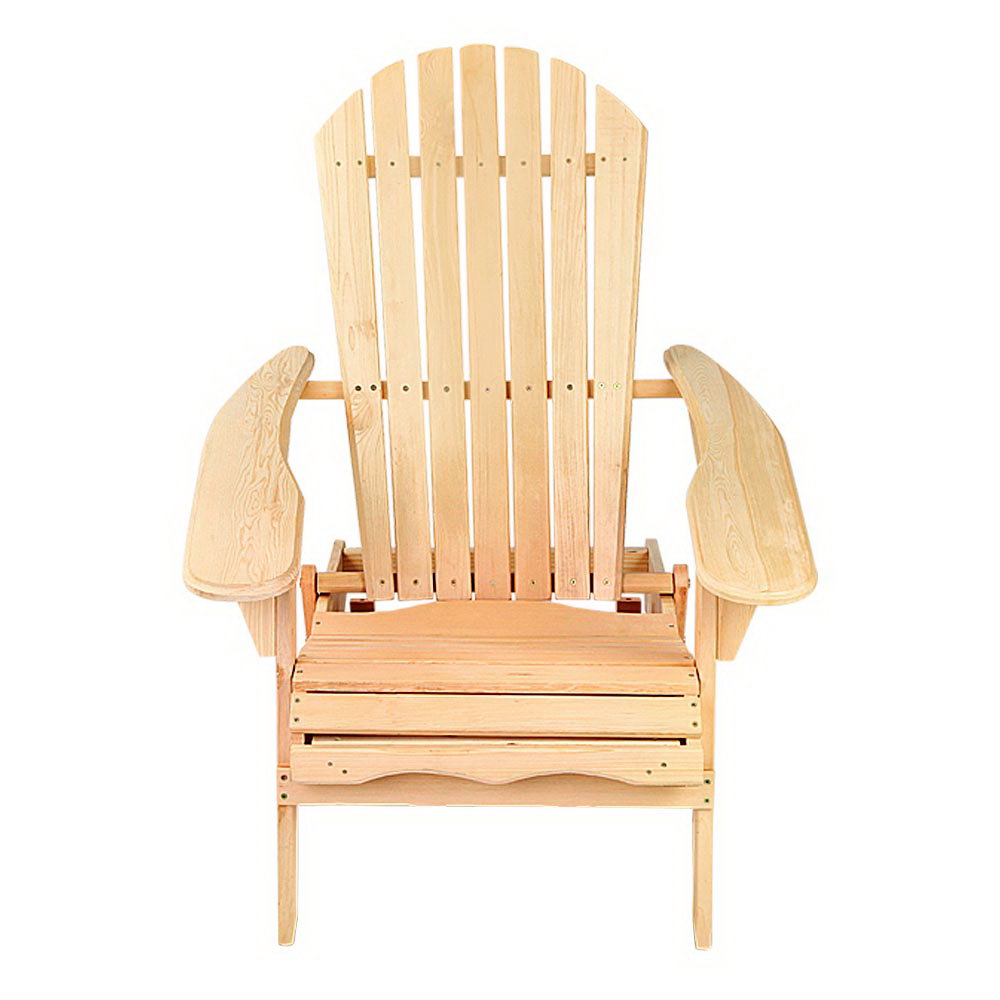 Hampton Adirondack Chairs – Natural – Set of 2