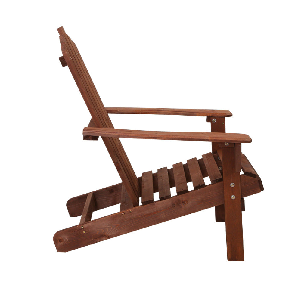 Callan Adirondack Chair – Brown
