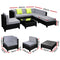 7-Piece Outdoor Wicker Sofa Set