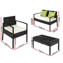 Outdoor Wicker Sofa Set