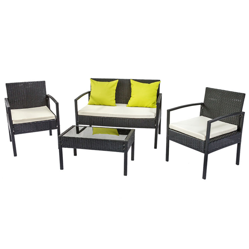 Outdoor Wicker Sofa Set