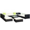 13-Piece Outdoor Sofa Set with Cover