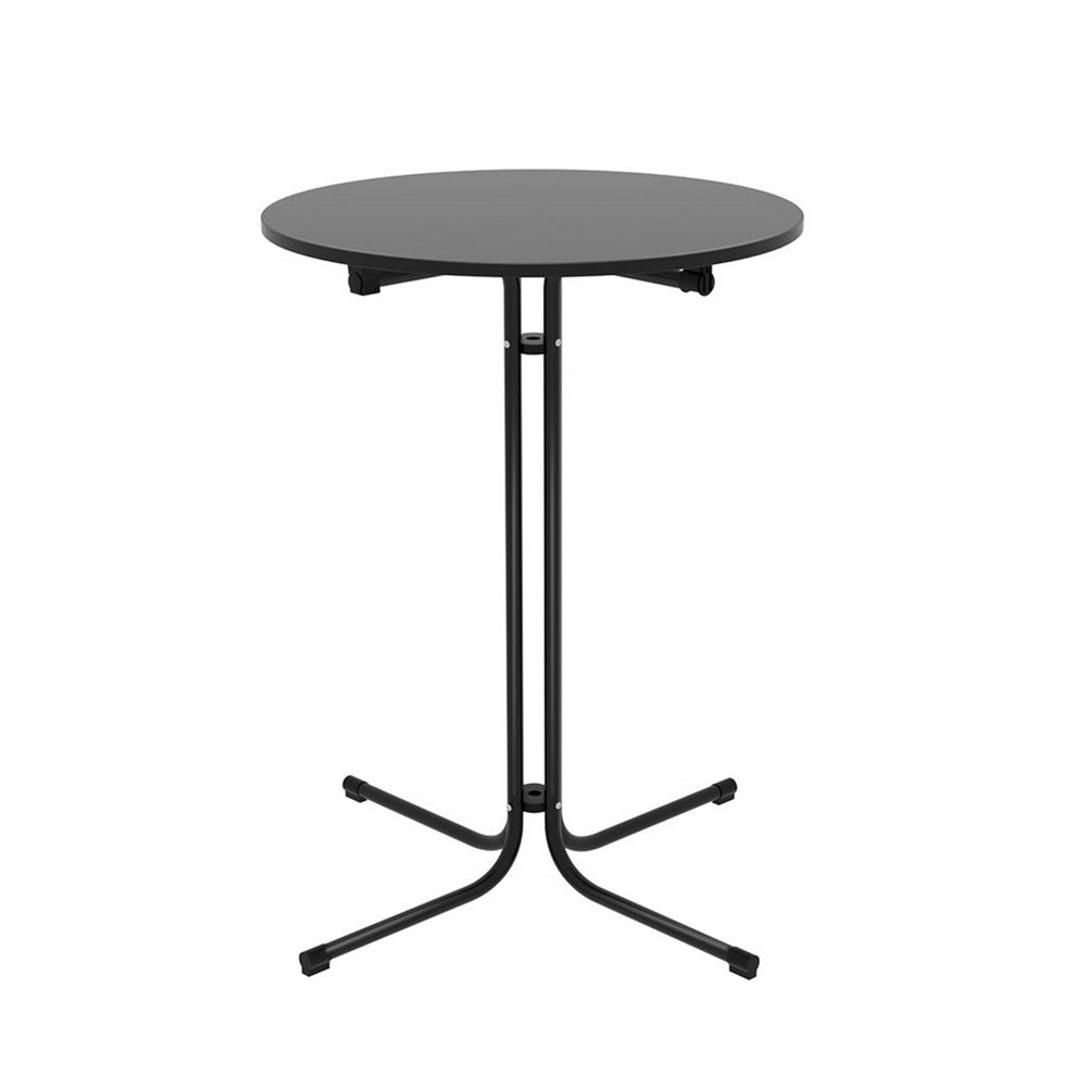 Eclipse Folding Bar Table – Black – 80 cm
