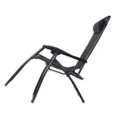 Zero Gravity Folding Recliner Chair - Black