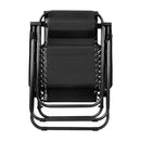 Zero Gravity Folding Recliner Chair - Black