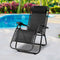 Zero Gravity Folding Recliner Chair - Black