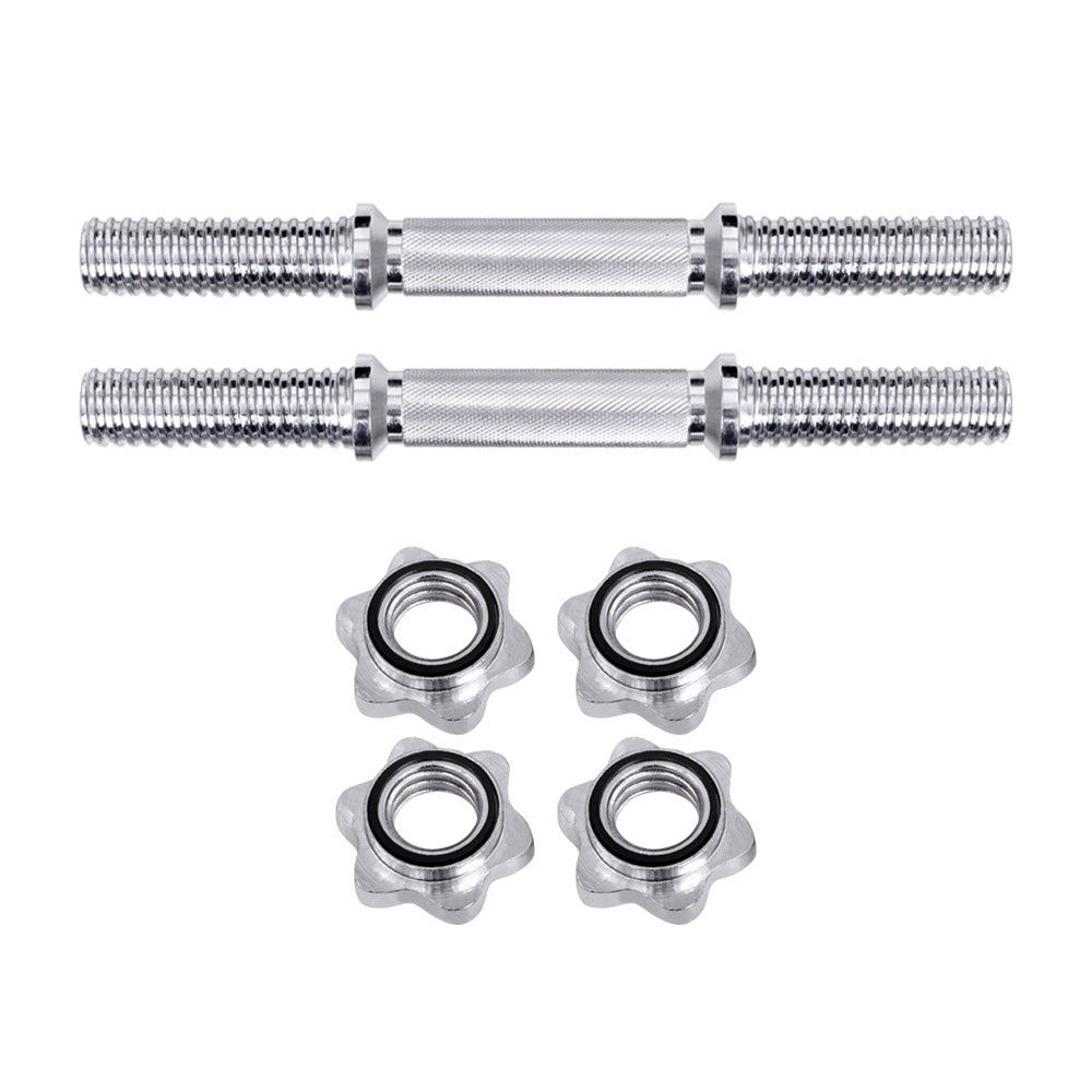 Everfit Dumbbell Bars – Chrome – 45 cm – Set of 2