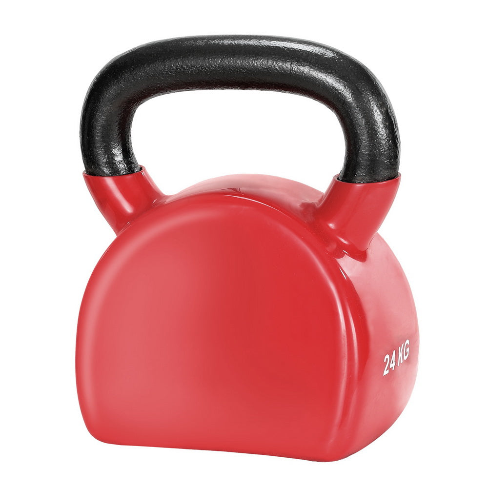 Rowan 24kg Kettlebell Weightlifting Bench Dumbbells Kettle Bell Gym Home