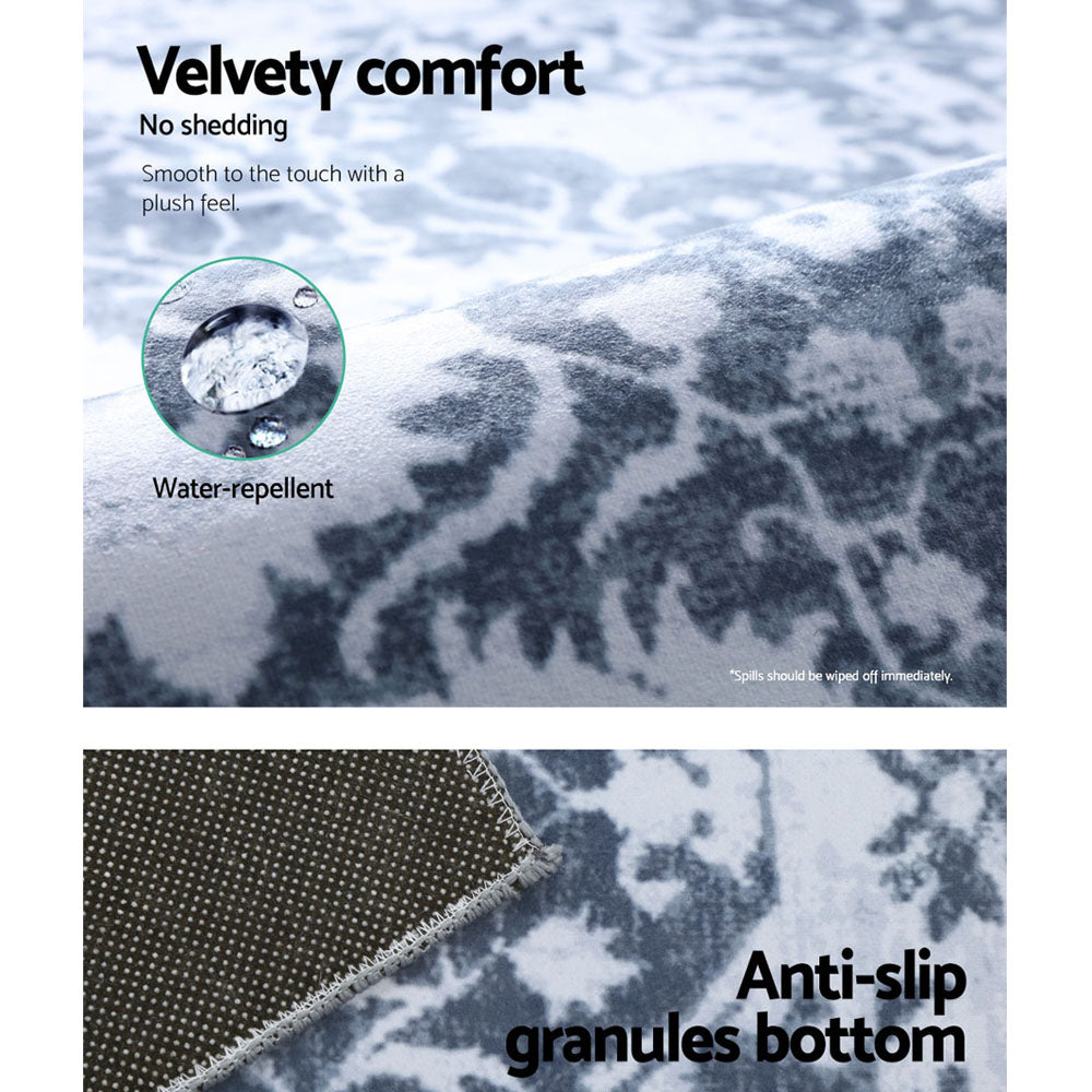 Capri Modern Rug – Grey – 200 × 290 cm