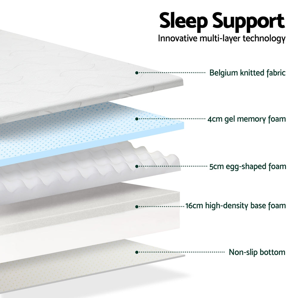 Moonrise Gel Foam Mattress – Medium – King Single